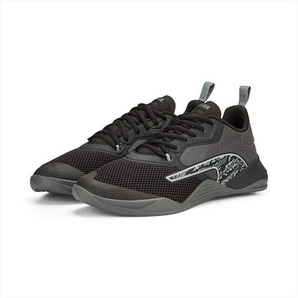 Zapatillas de training para hombre Fuse 2.0 Tiger Camo, PUMA Black-Cool Dark Gray-Cool Mid Gray, large-ARG