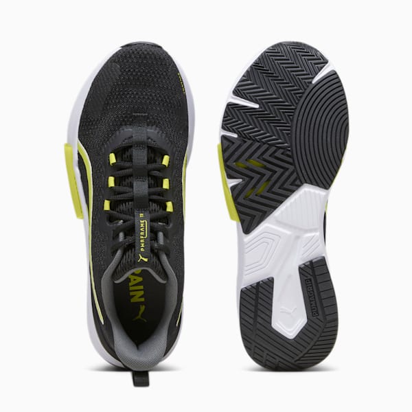 PWRFrame TR 2 Men's Training Shoes, PUMA Black-Yellow Burst-PUMA White, large-ZAF