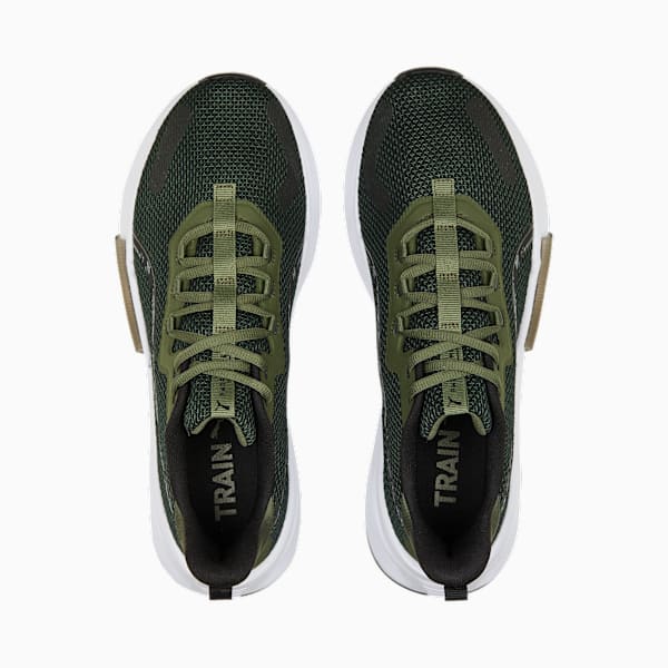Tenis de training para hombre PWRFrame TR 2 Tiger Camo, Green Moss-PUMA Black, large-MEX