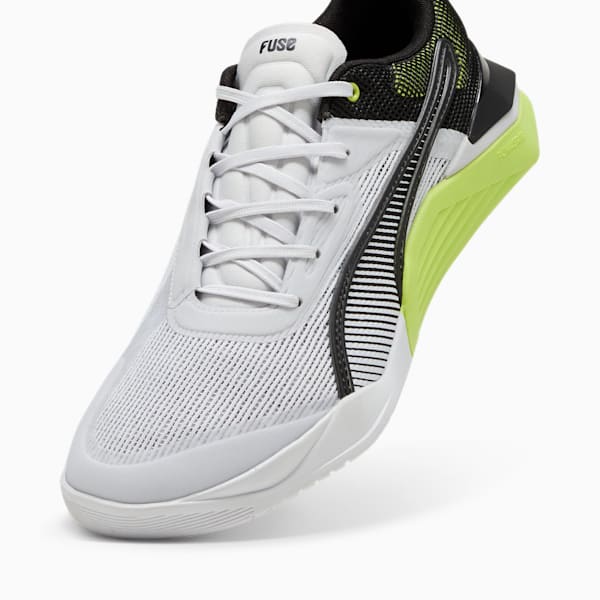 Fuse 3.0 Men's Training Shoes, Silver Mist-Lime Pow-PUMA Black, large-ZAF
