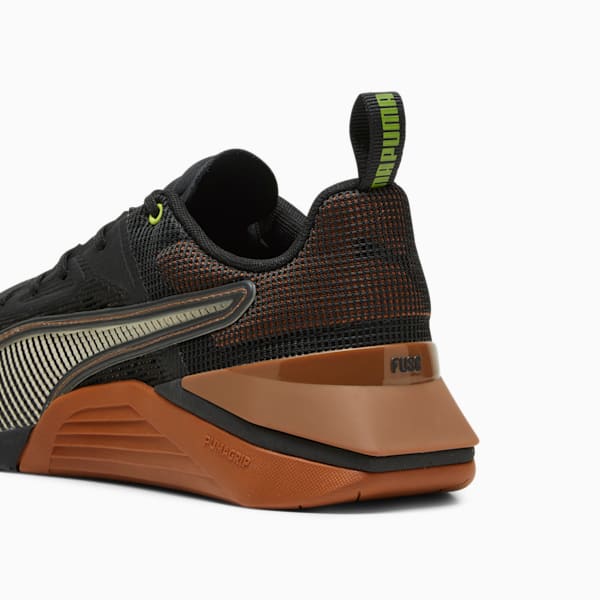 Fuse 3.0 Men's Training Shoes, PUMA Black-Teak-Lime Pow, large-ZAF