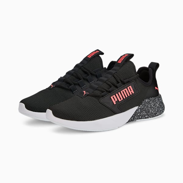 Zapatillas de running para mujer Retaliate Graphic, Puma Black-Sunset Glow, large-ARG