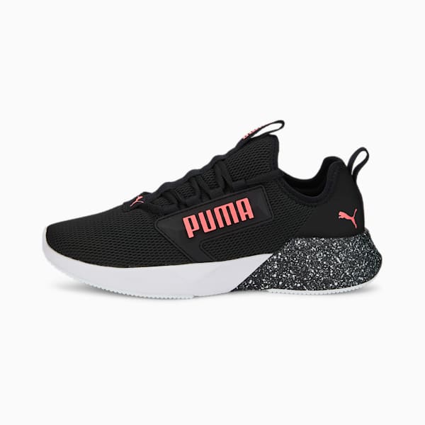 Zapatillas de running para mujer Retaliate Graphic, Puma Black-Sunset Glow, large-ARG