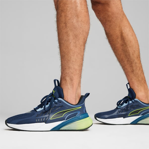 Zapatillas de running X-Cell Action, Club Navy-Lime Pow-PUMA Black, large-ARG