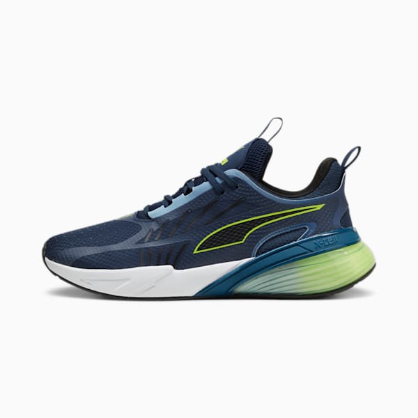 Zapatillas de running X-Cell Action, Club Navy-Lime Pow-PUMA Black, large-ARG
