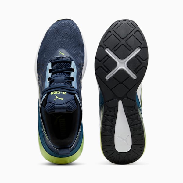 Zapatillas de running X-Cell Action, Club Navy-Lime Pow-PUMA Black, large-ARG