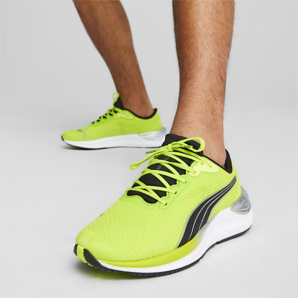 Electrify NITRO™ 3 Men's Running Shoes, Lime Pow-PUMA Black-PUMA Silver, large-ZAF