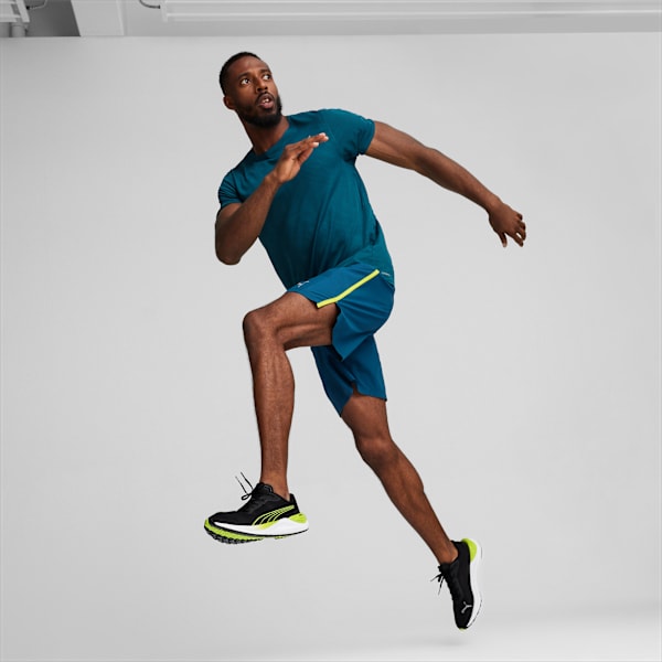 Electrify NITRO 3 Running Shoes, PUMA Black-Lime Pow, large-MEX