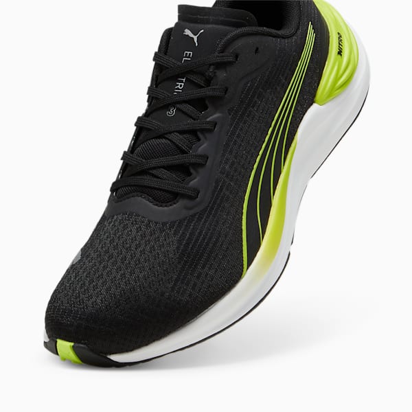 Electrify NITRO™ 3 Men's Running Shoes, PUMA Black-Lime Pow, large-ZAF