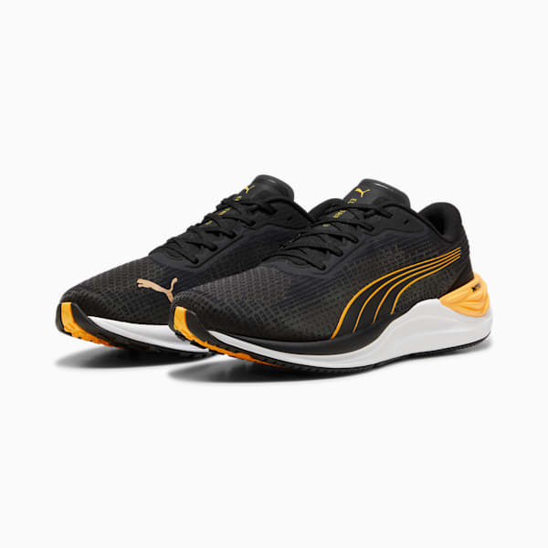 Electrify NITRO™ 3 Men's Running Shoes, PUMA Black-Sun Stream-PUMA White, large-ZAF