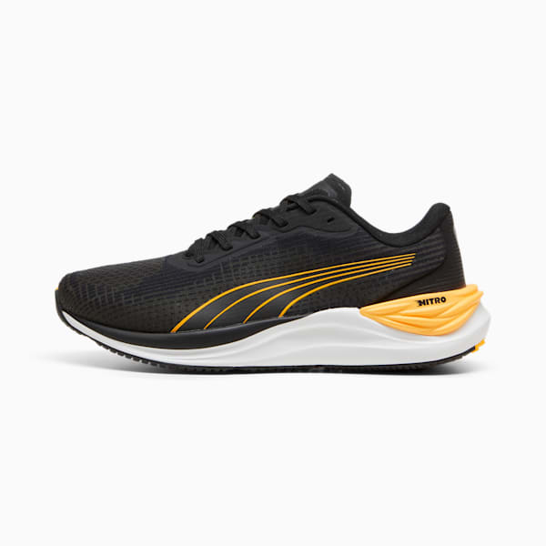 Electrify NITRO™ 3 Men's Running Shoes, PUMA Black-Sun Stream-PUMA White, large-ZAF