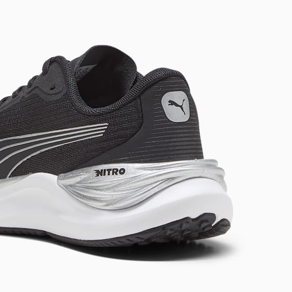 Tenis para correr Electrify NITRO 3 para mujer, PUMA Black-PUMA Silver, large-MEX