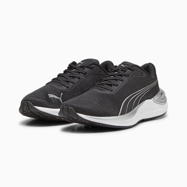 Tenis para correr Electrify NITRO 3 para mujer, PUMA Black-PUMA Silver, large-MEX