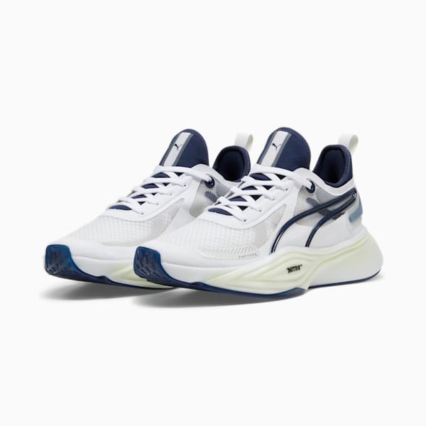 Zapatillas de training PWR NITRO™ SQD, PUMA White-Club Navy, large-ARG