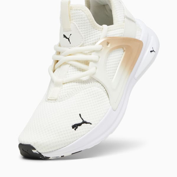 Tenis para correr Softride Enz Evo Molt Met para mujer, Warm White-PUMA Gold-PUMA Black, large-MEX