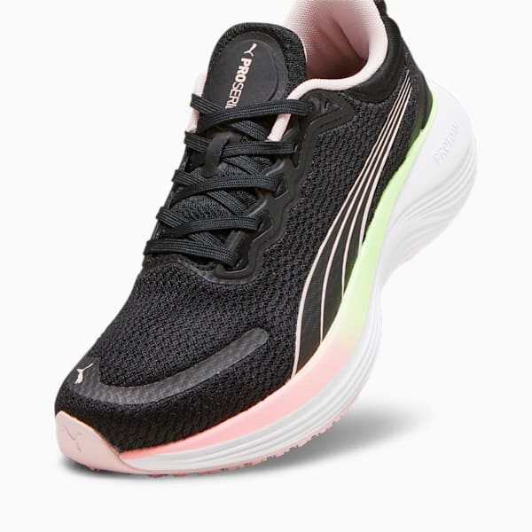 Scend Pro Running Shoes, PUMA Black-Frosty Pink-Speed Green-PUMA White, large-ZAF