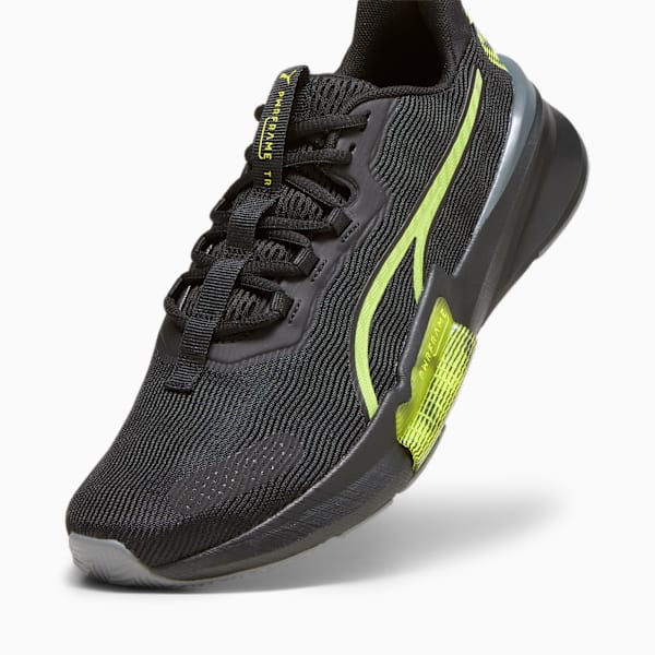 Zapatillas de training para hombre PWRFrame TR 2, PUMA Black-Yellow Burst, large-ARG