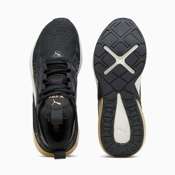 Zapatillas de running X-Cell Action Molten Metal, PUMA Black-PUMA Gold-Warm White, large-ARG