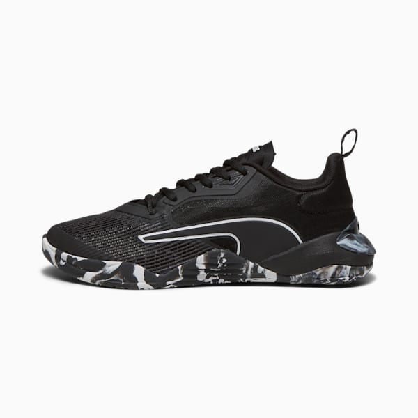 Fuse 2.0 Women's Training Shoes, PUMA Black-PUMA White-Dark Coal, large-ZAF