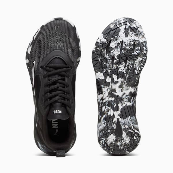 Fuse 2.0 Women's Training Shoes, PUMA Black-PUMA White-Dark Coal, large-ZAF