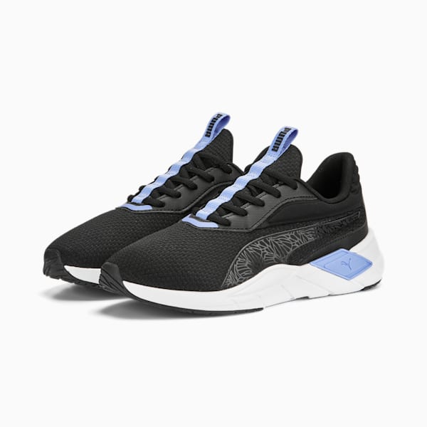 Zapatillas de running para mujer Lex Nova Shine, PUMA Black-Elektro Purple-PUMA White, large-ARG