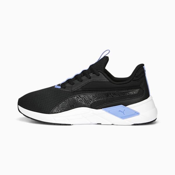 Zapatillas de running para mujer Lex Nova Shine, PUMA Black-Elektro Purple-PUMA White, large-ARG