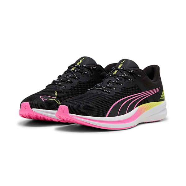 Zapatillas de running Redeem ProFoam, PUMA Black-PUMA White-Poison Pink, large-ARG
