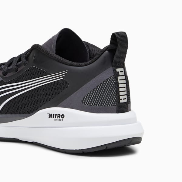 Zapatillas juveniles PUMA Kruz NITRO, PUMA Black-PUMA White-Dark Coal-PUMA Silver, large-ARG