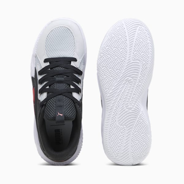 Zapatillas de basketball Court Rider Chaos Team, Ash Gray-Cast Iron-PUMA Black-For All Time Red, large-ARG