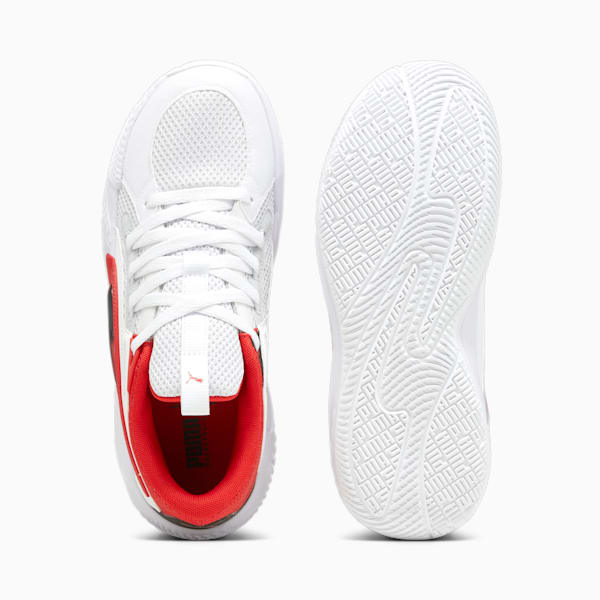 Zapatillas de basketball Court Rider Chaos Team, Ash Gray-PUMA White-PUMA Black-For All Time Red, large-ARG