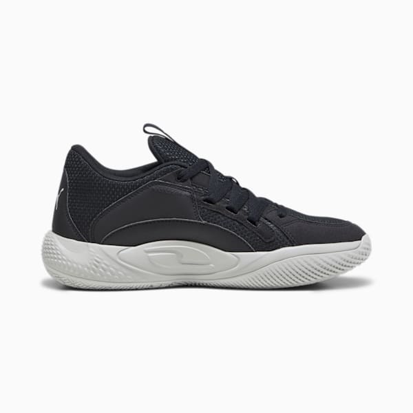 Zapatillas de basketball Court Rider Chaos Team, Ash Gray-PUMA Black, large-ARG