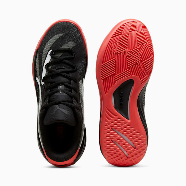 All-Pro NITRO Basketball Shoes, PUMA Black-Active Red, large-MEX