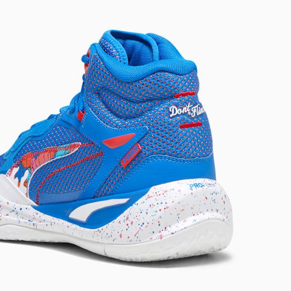 Tenis de basquetbol Playmaker Pro Mid Dylan, Bluemazing-For All Time Red, large-MEX