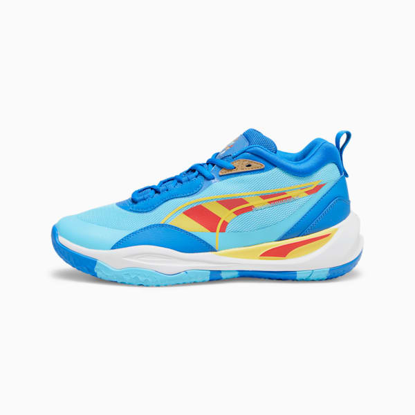 PUMA x THE SMURFS Playmaker Pro Basketball Shoes, PUMA Team Royal-For All Time Red, large-ZAF