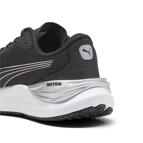 Zapatillas de running Electrify NITRO 3 para mujer, PUMA Black-PUMA Silver, large-ARG
