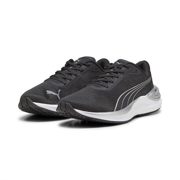 Zapatillas de running Electrify NITRO 3 para mujer, PUMA Black-PUMA Silver, large-ARG