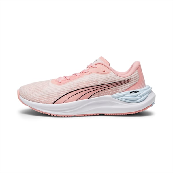 Zapatillas de running Electrify NITRO 3 para mujer, Peach Smoothie-Frosty Pink-PUMA Black, large-ARG