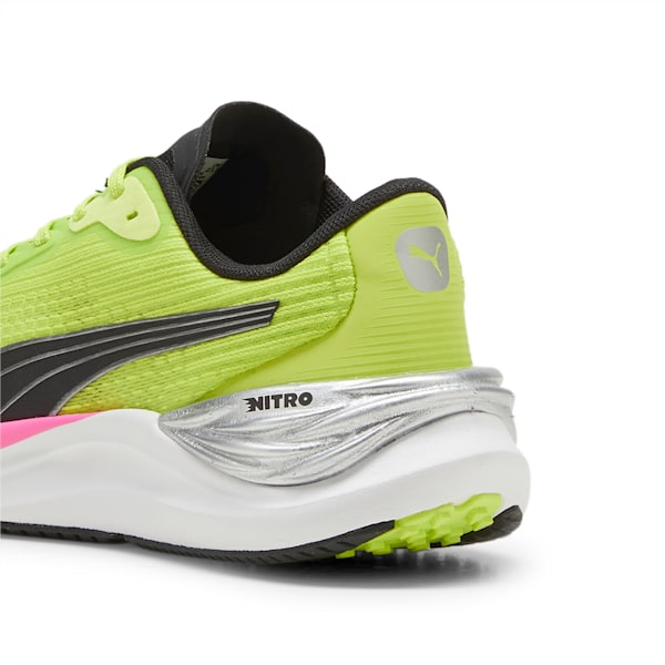 Zapatillas de running Electrify NITRO 3 para mujer, Lime Pow-PUMA Black-Poison Pink, large-ARG