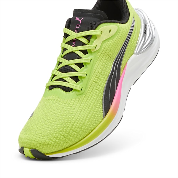 Zapatillas de running Electrify NITRO 3 para mujer, Lime Pow-PUMA Black-Poison Pink, large-ARG