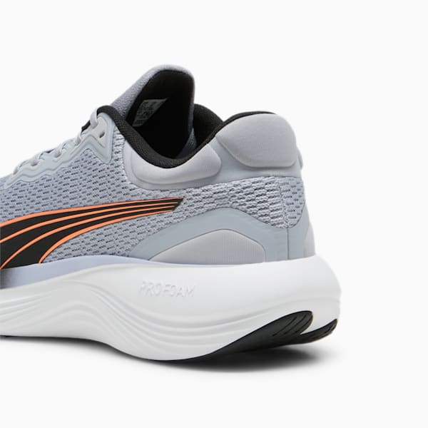 Zapatillas de running Scend Pro Running, Gray Fog-PUMA Black-Clementine, large-ARG