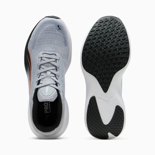 Zapatillas de running Scend Pro Running, Gray Fog-PUMA Black-Clementine, large-ARG