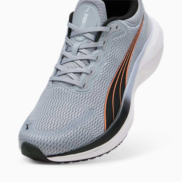 Zapatillas de running Scend Pro Running, Gray Fog-PUMA Black-Clementine, large-ARG