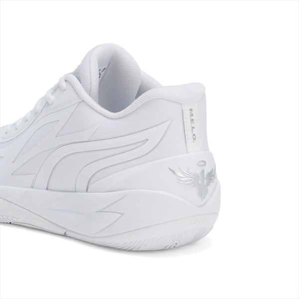 Tenis de básquetbol MB.02 Lo, PUMA White-PUMA Silver, large-MEX
