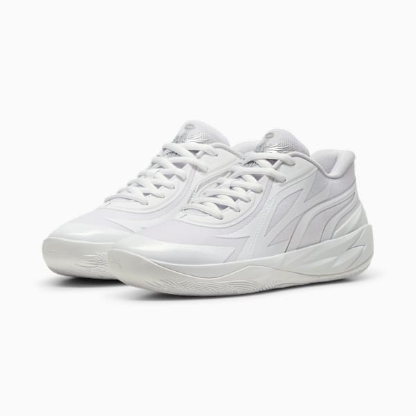 Tenis de básquetbol MB.02 Lo, PUMA White-PUMA Silver, large-MEX