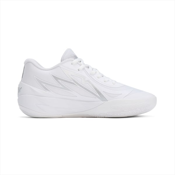 Tenis de básquetbol MB.02 Lo, PUMA White-PUMA Silver, large-MEX