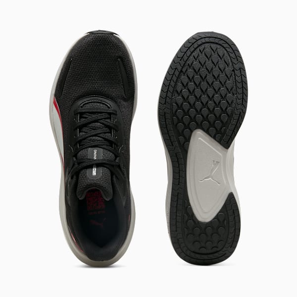 Skyrocket Lite Running Shoes, PUMA Black-For All Time Red-Cool Light Gray, large-MEX