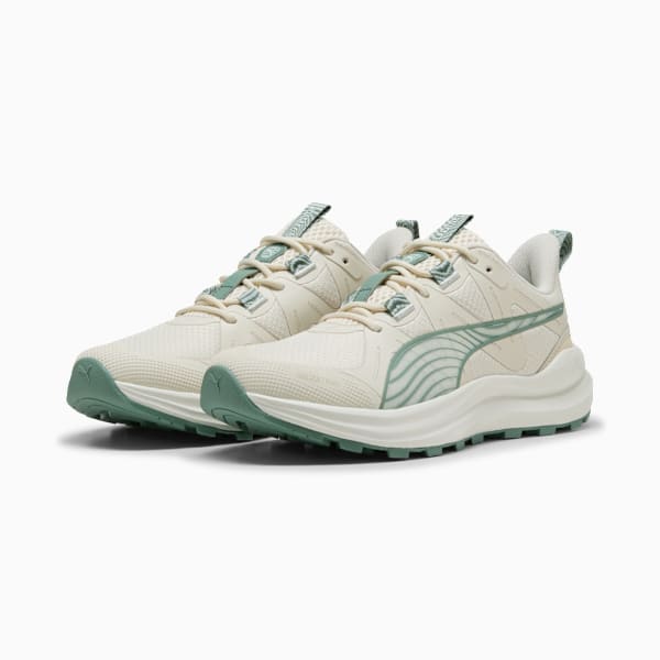 Reflect Lite Trail Running Shoes, Alpine Snow-Green Moon, large-ZAF