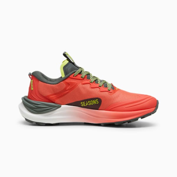 Electrify NITRO™ Women's Trail Running Shoes, Active Red-Mineral Gray-Lime Pow, large-ZAF