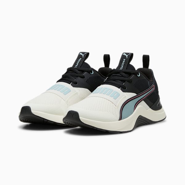 Tenis de entrenamiento Prospect, Warm White-PUMA Black-Turquoise Surf-Fast Pink, large-MEX