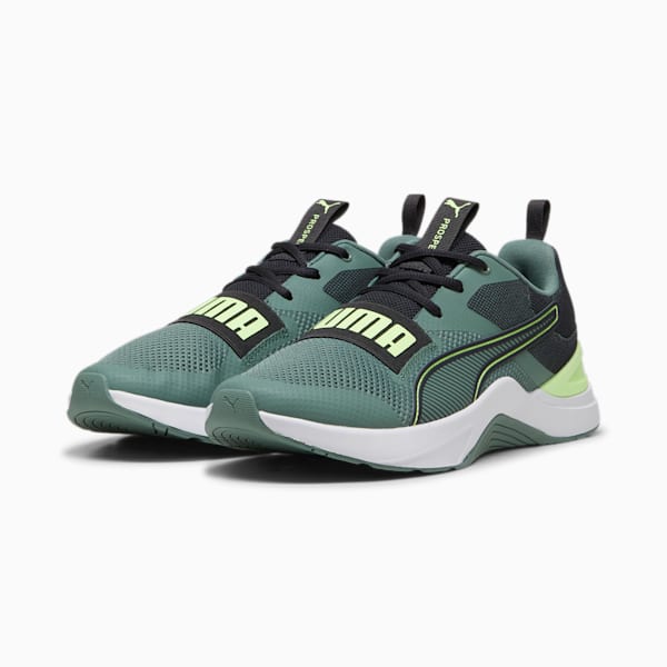 Prospect Training Shoes, Eucalyptus-Fizzy Lime, large-ZAF